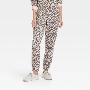Women's Graphic Jogger Pants - Leopard Print- Grayson Threads- Multiple Sizes